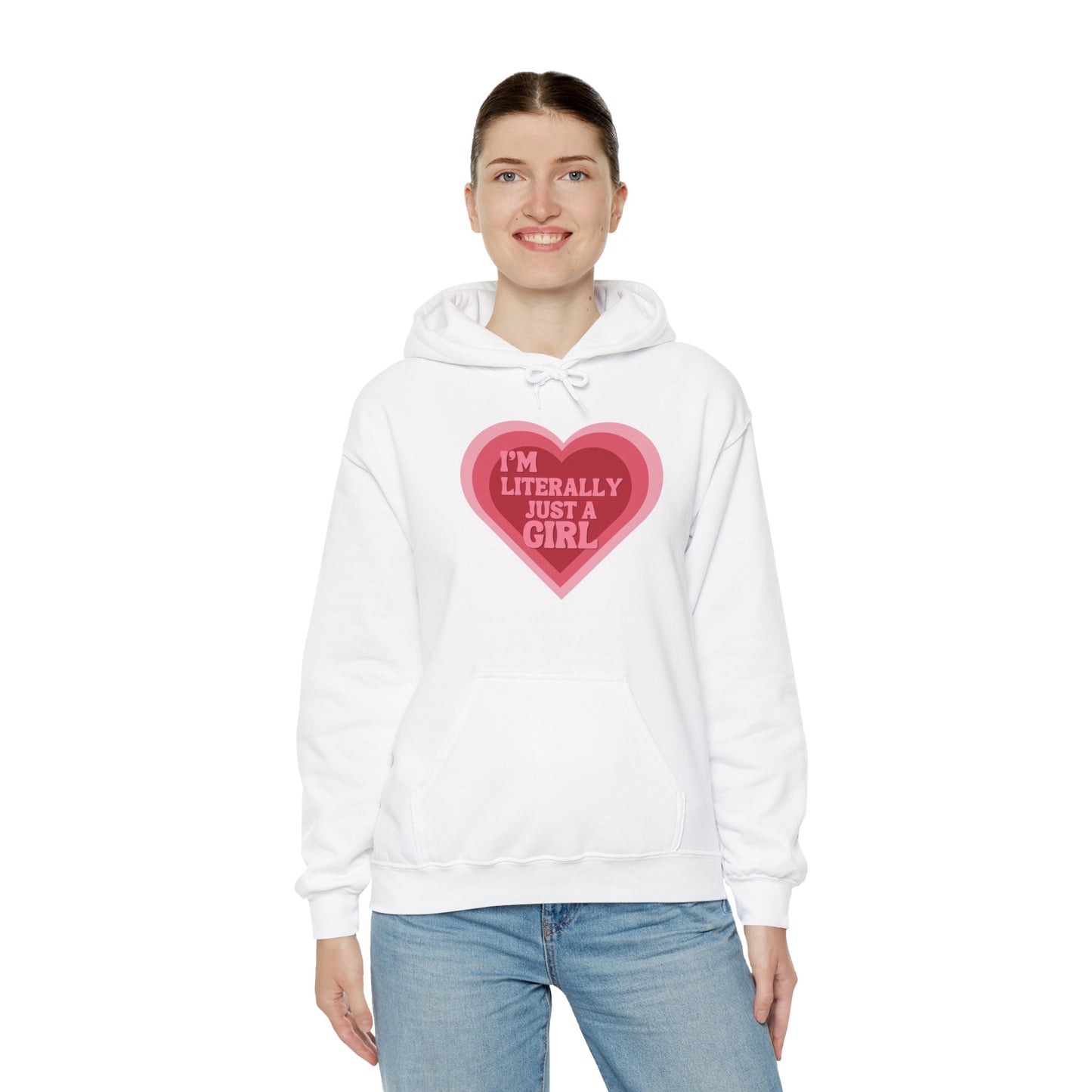"I'm Literally Just a Girl"- Unisex Heavy Blend™ Hooded Sweatshirt
