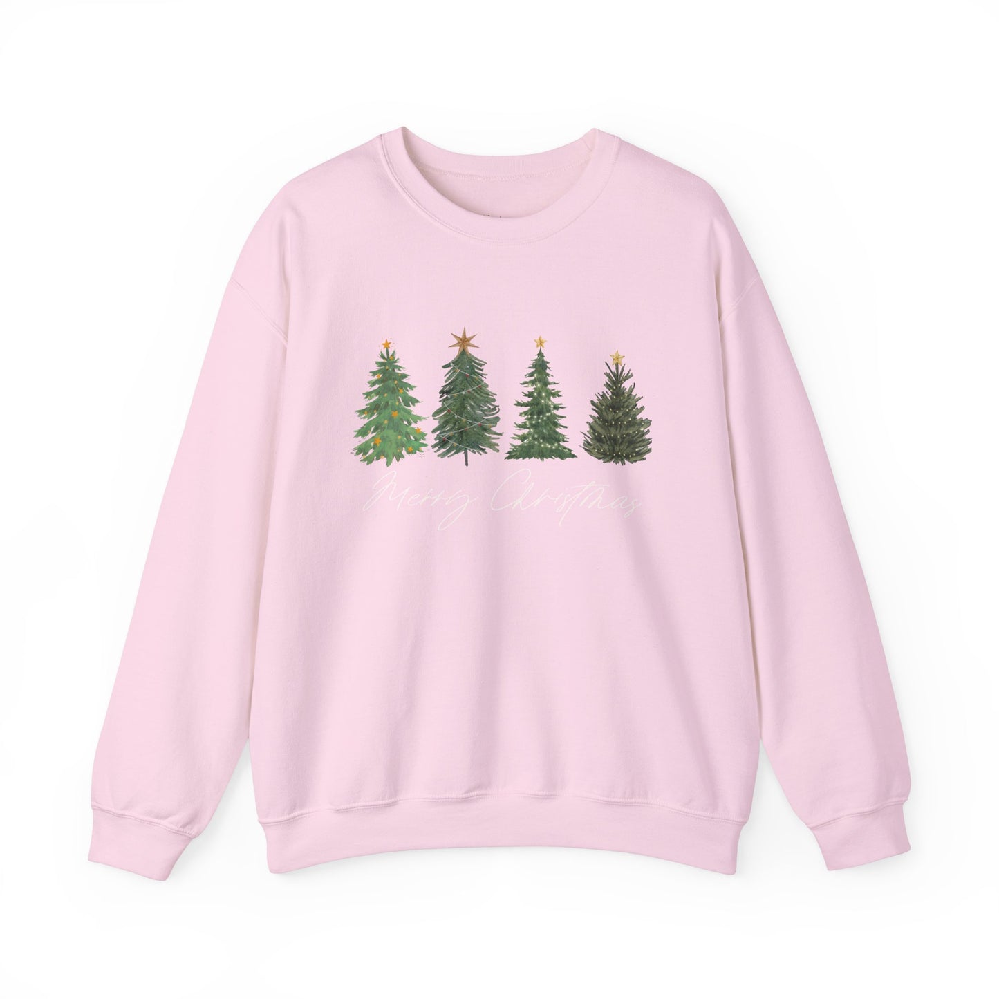 Merry Christmas trees Unisex Crewneck Sweatshirt