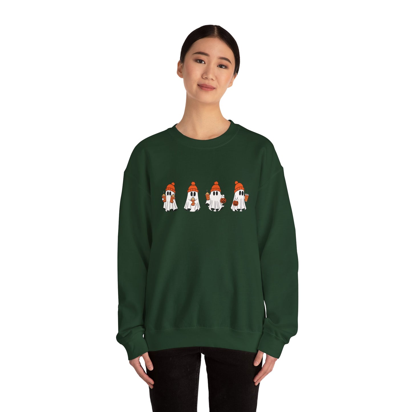 Cozy Ghosts Crewneck β Cute Fall & Halloween Sweatshirt