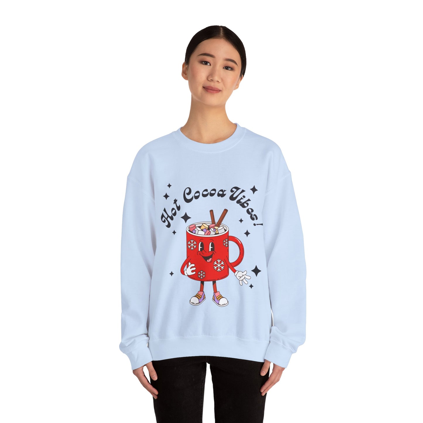 Hot Cocoa Vibes! Groovy Sweatshirt