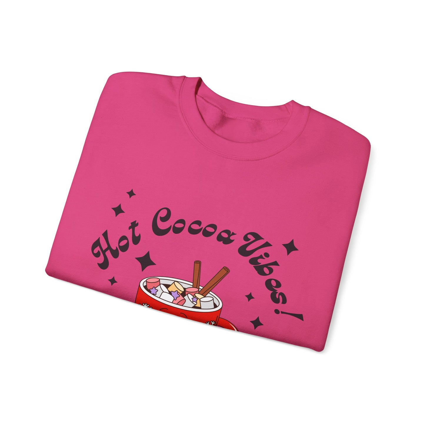 Hot Cocoa Vibes! Groovy Sweatshirt