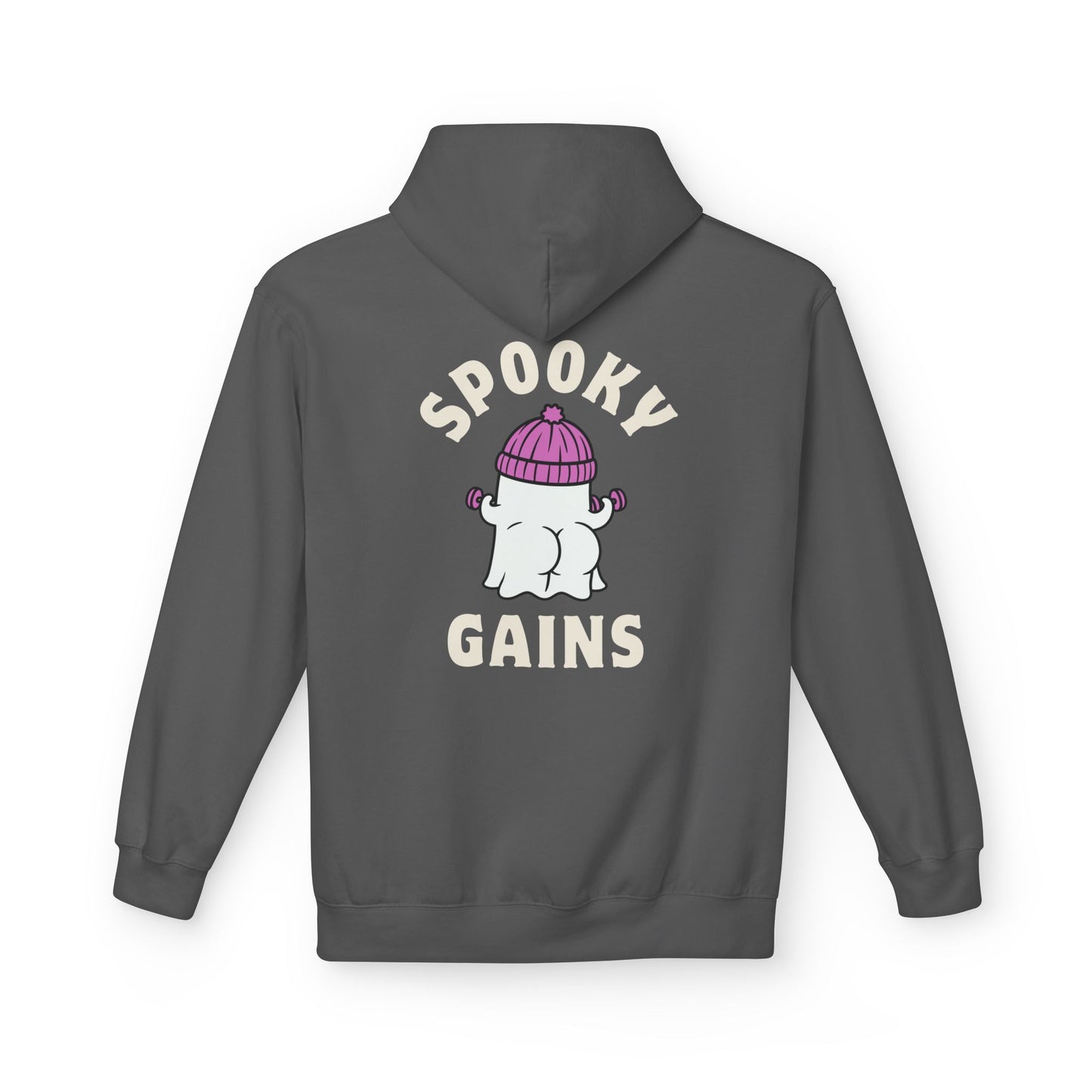 Spooky Gains Hoodie β Cute Halloween Gym Hoodie for Fitness Lovers