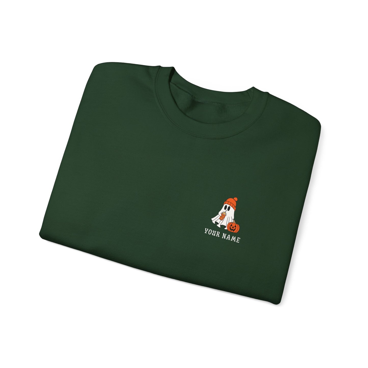 Personalized Ghost Crewneck β Custom Halloween Sweatshirt