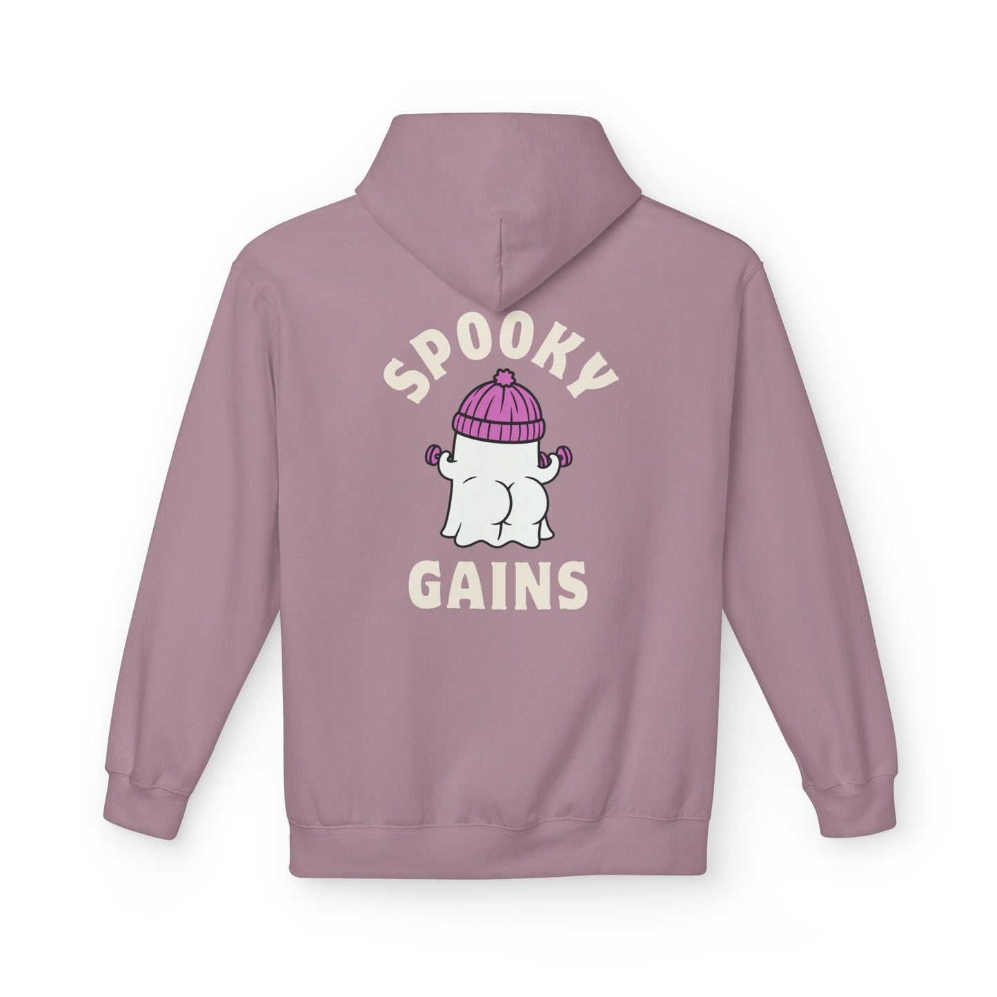 Spooky Gains Hoodie β Cute Halloween Gym Hoodie for Fitness Lovers