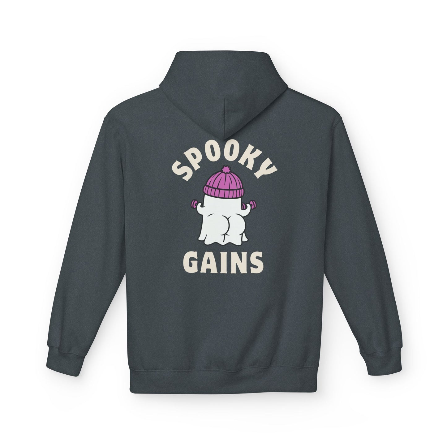 Spooky Gains Hoodie β Cute Halloween Gym Hoodie for Fitness Lovers
