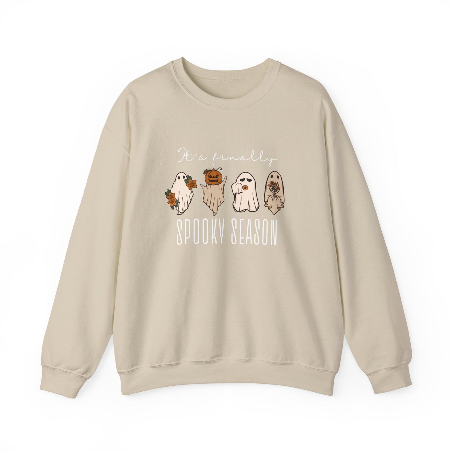 It’s Finally Spooky Season Sweatshirt – Cute Halloween Crewneck
