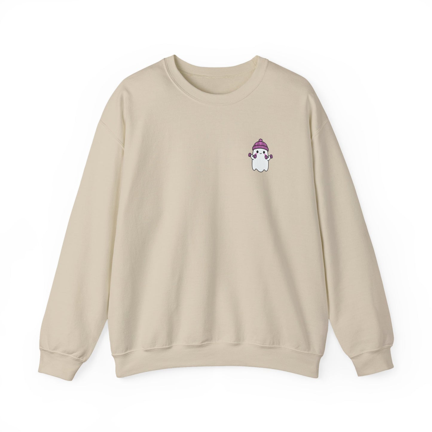 Spooky Gains Sweatshirt β Cute Halloween Gym Crewneck for Fitness Lovers