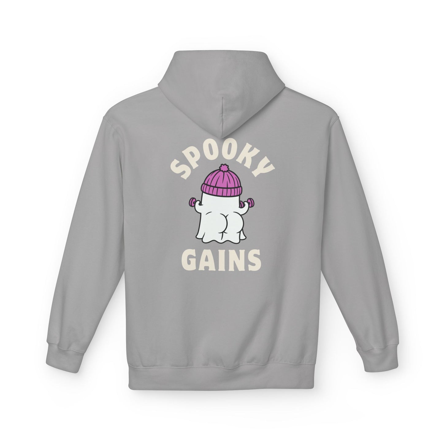 Spooky Gains Hoodie β Cute Halloween Gym Hoodie for Fitness Lovers