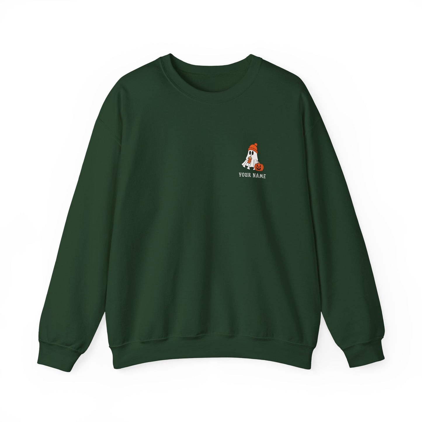 Personalized Ghost Crewneck β Custom Halloween Sweatshirt