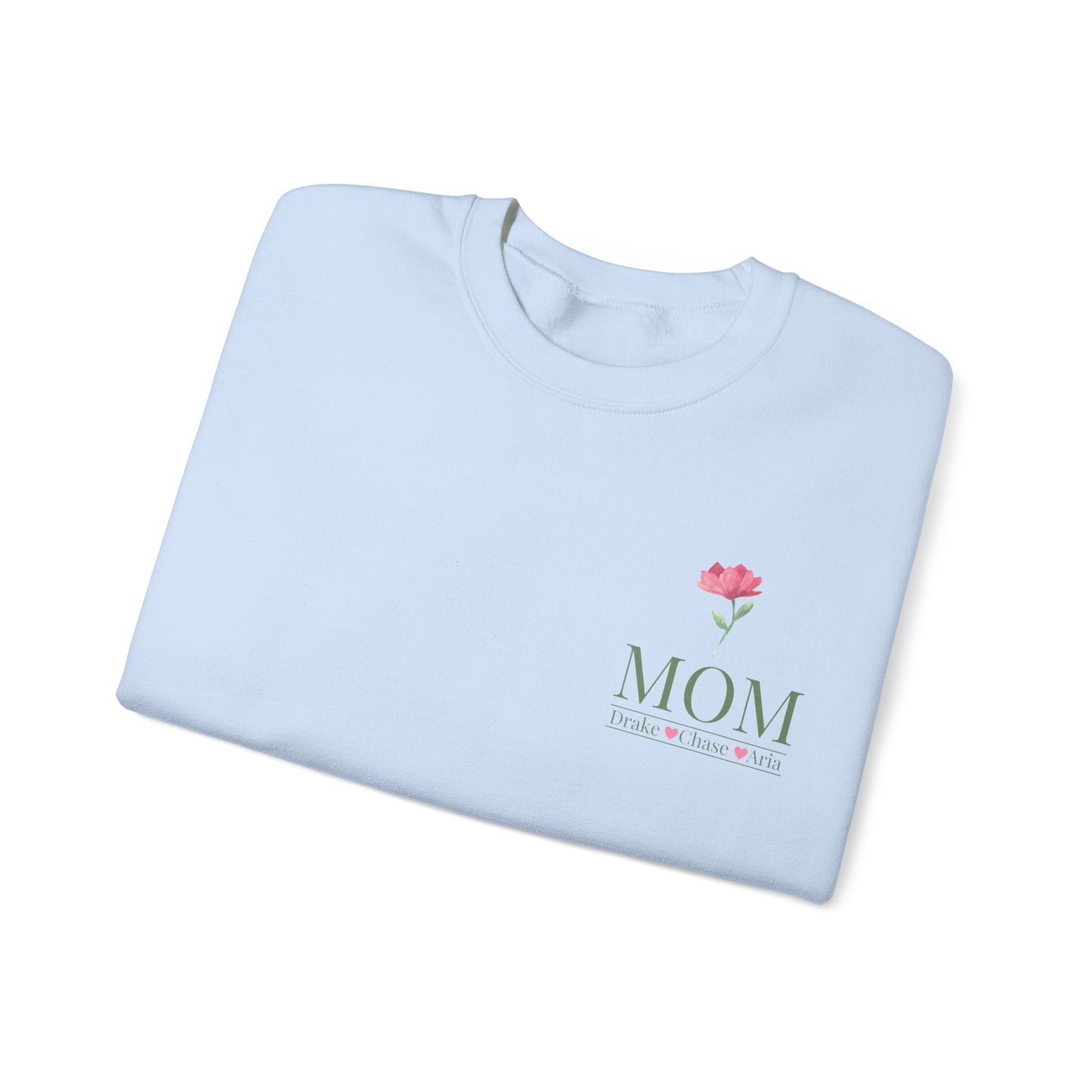 Personalized Mom Sweatshirt - Unisex Crewneck Sweatshirt