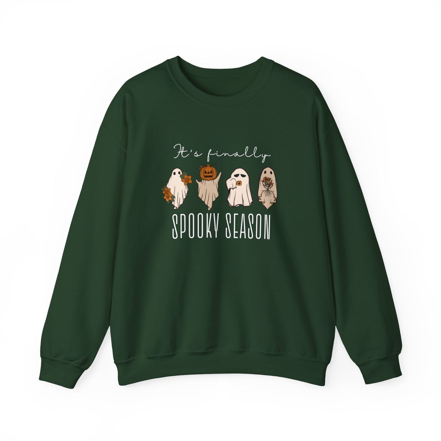 It’s Finally Spooky Season Sweatshirt – Cute Halloween Crewneck