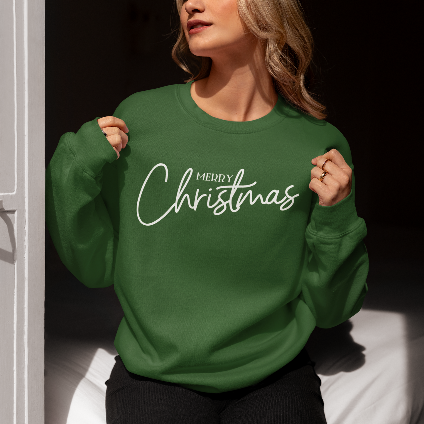 Merry Christmas Unisex Crewneck Sweatshirt