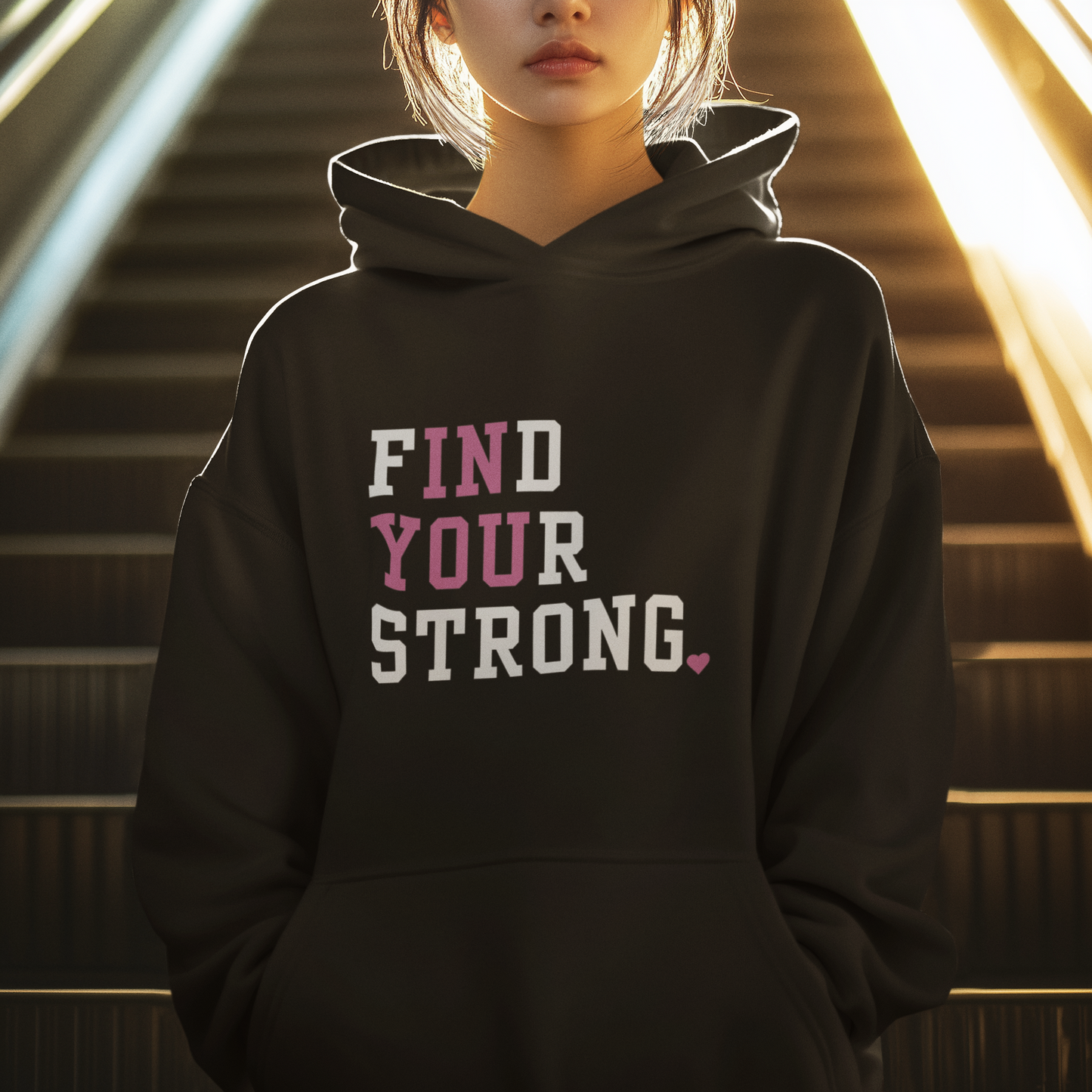 Find your strong - Unisex Heavy Blend™ Hooded Sweatshirt