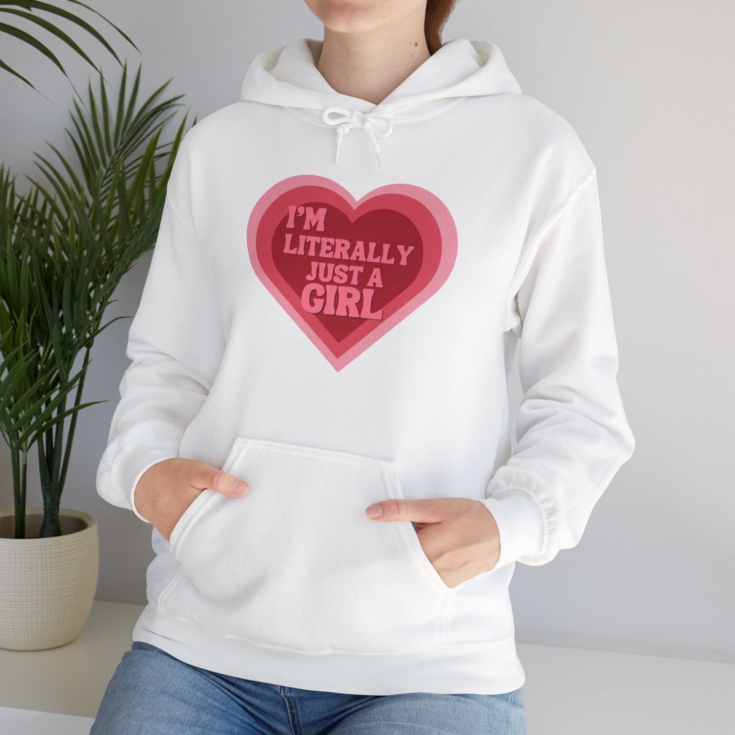 "I'm Literally Just a Girl"- Unisex Heavy Blend™ Hooded Sweatshirt