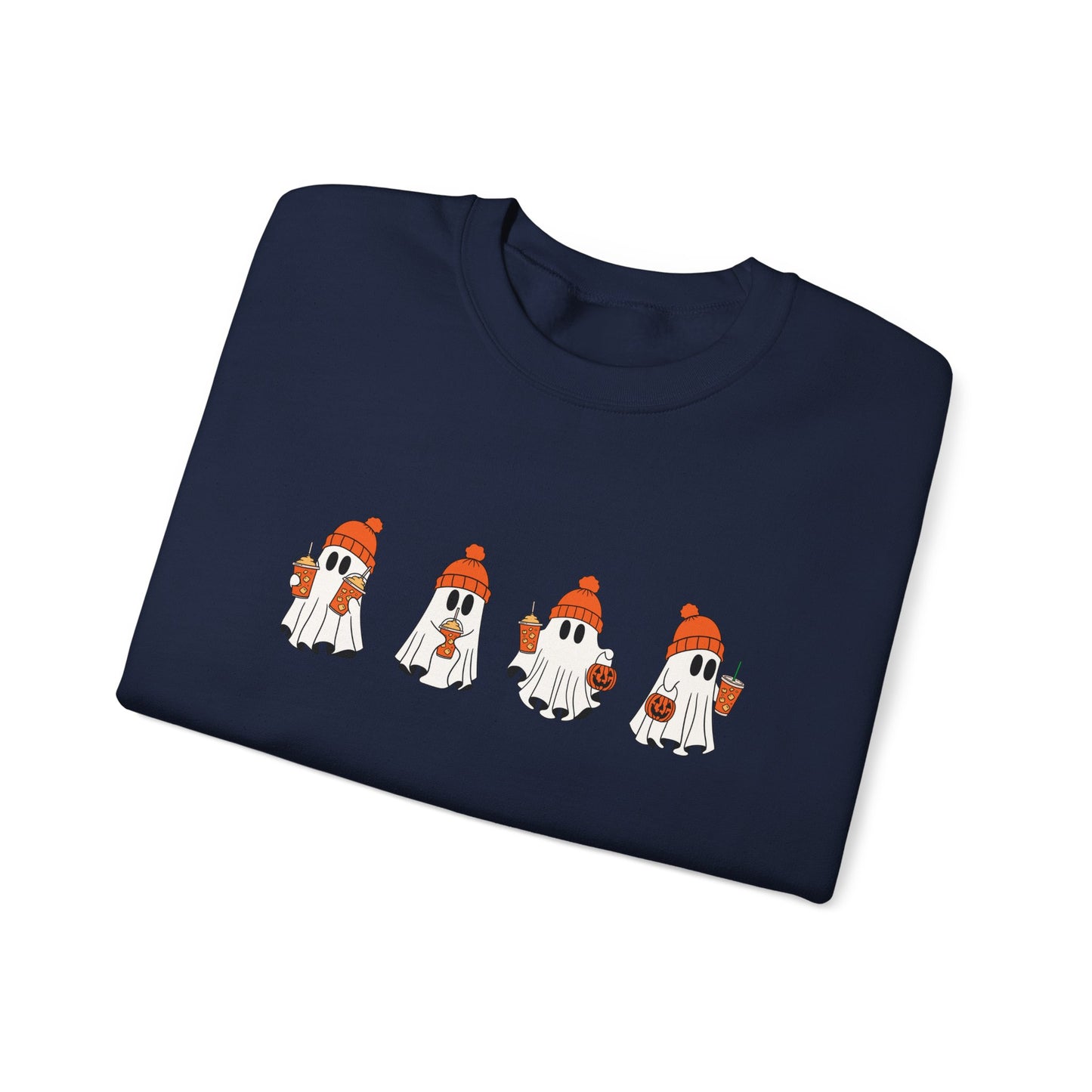 Cozy Ghosts Crewneck β Cute Fall & Halloween Sweatshirt