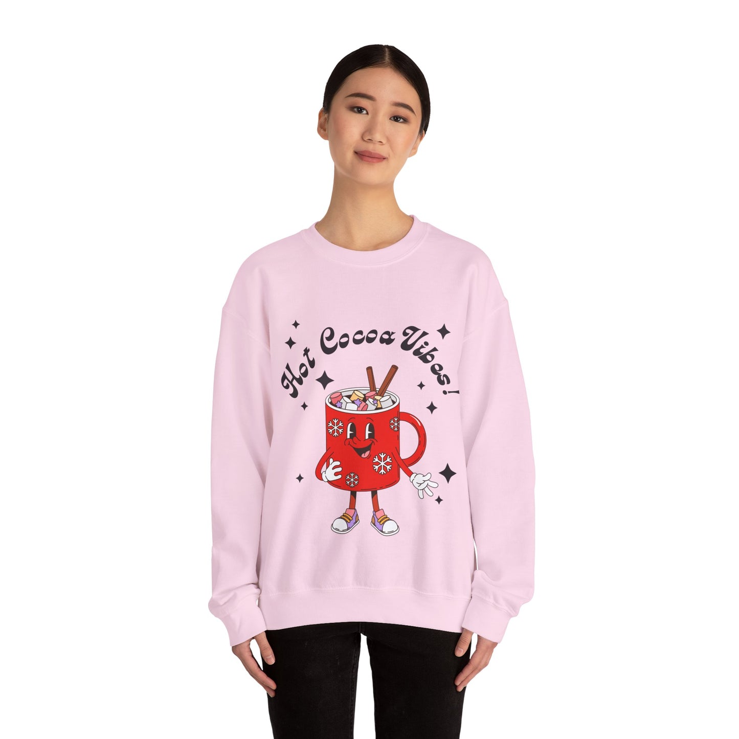 Hot Cocoa Vibes! Groovy Sweatshirt