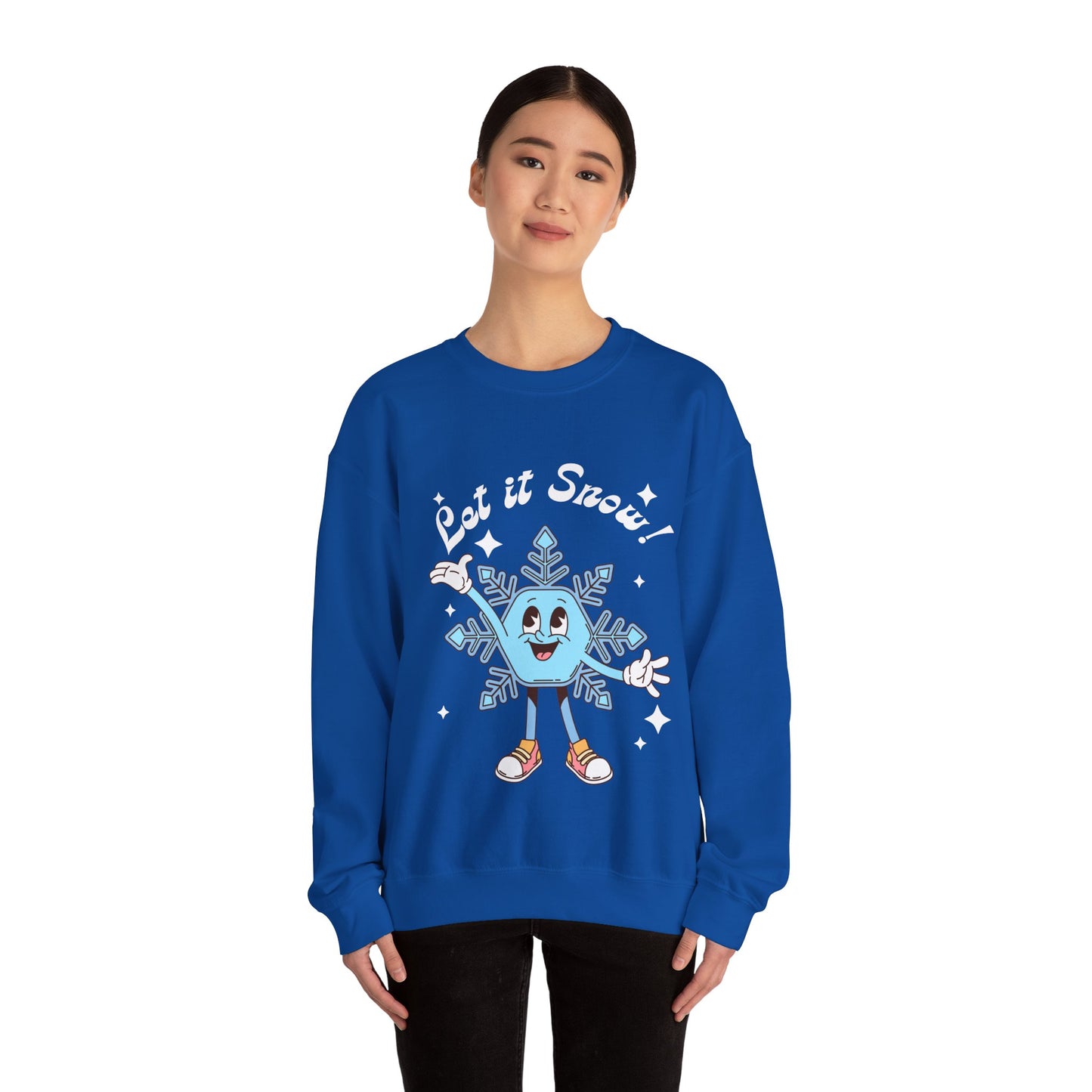 Let it snow Groovy Sweatshirt