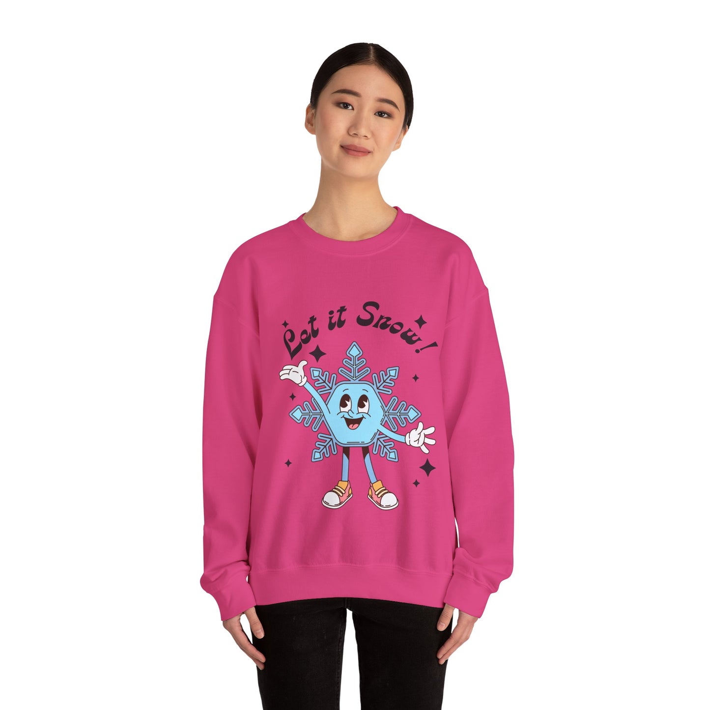 Let it snow Groovy Sweatshirt