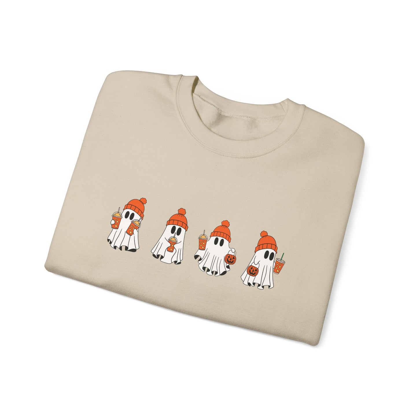 Cozy Ghosts Crewneck β Cute Fall & Halloween Sweatshirt
