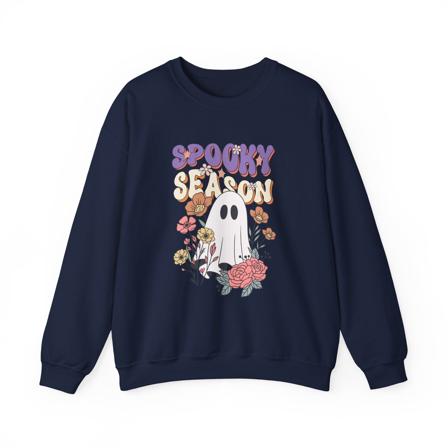 Spooky Season Sweatshirt β Cute Retro Halloween Crewneck