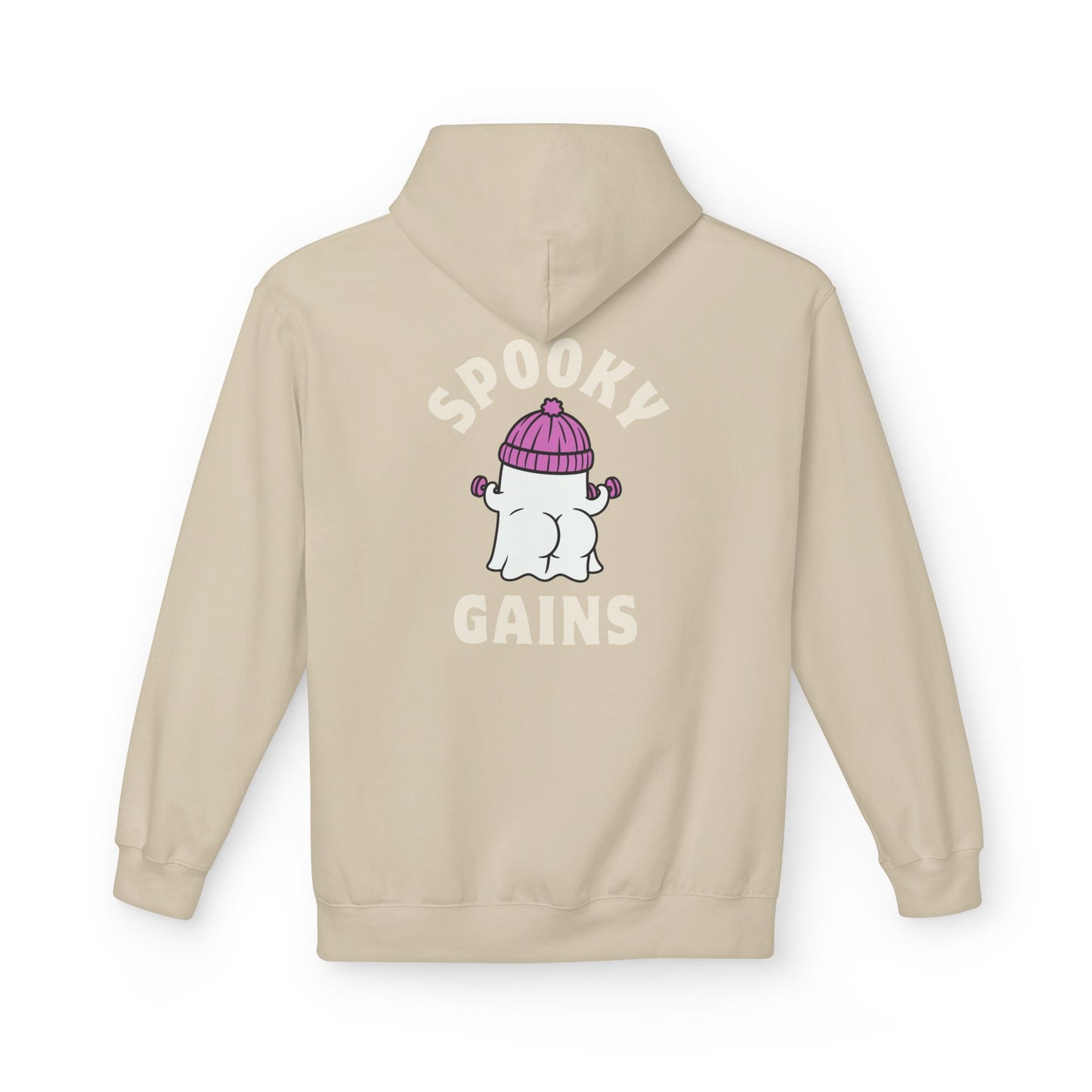 Spooky Gains Hoodie β Cute Halloween Gym Hoodie for Fitness Lovers