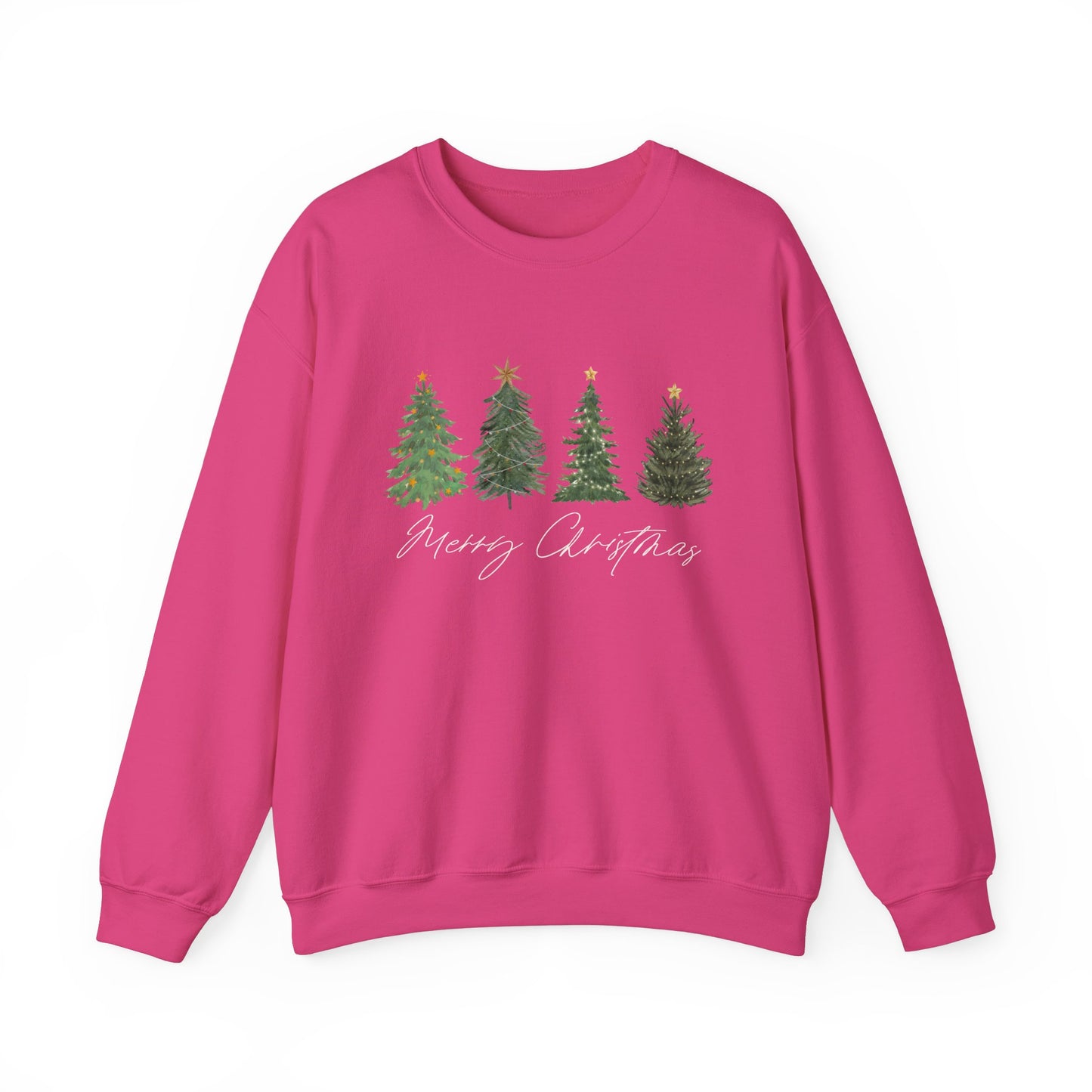 Merry Christmas trees Unisex Crewneck Sweatshirt