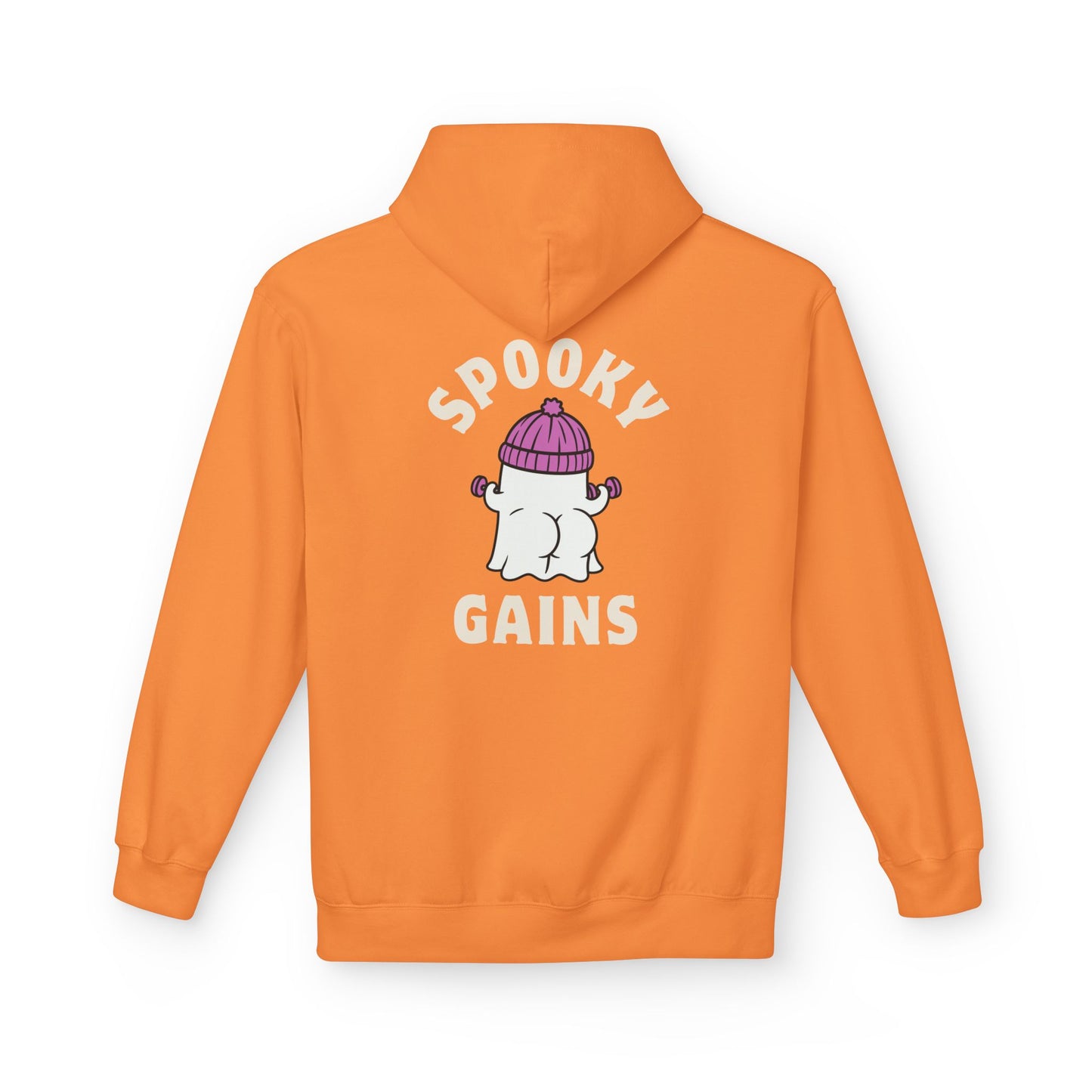 Spooky Gains Hoodie β Cute Halloween Gym Hoodie for Fitness Lovers