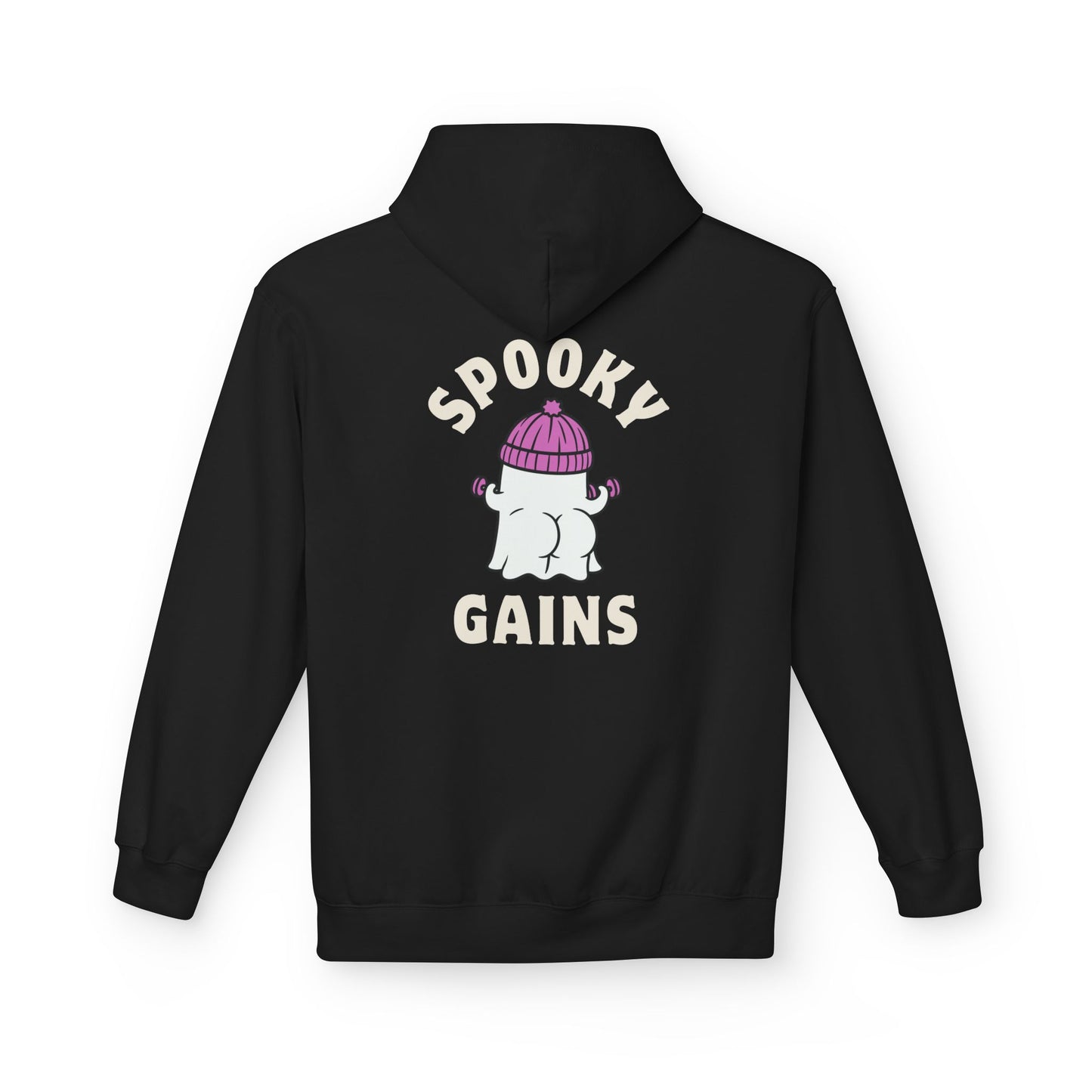 Spooky Gains Hoodie β Cute Halloween Gym Hoodie for Fitness Lovers