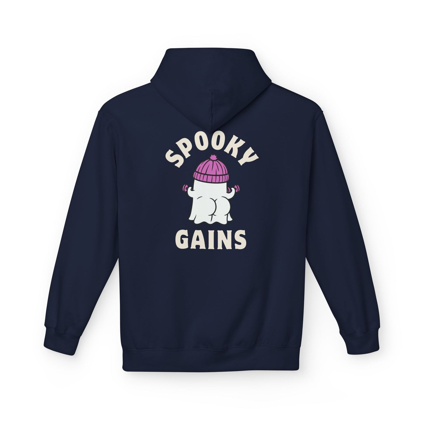 Spooky Gains Hoodie β Cute Halloween Gym Hoodie for Fitness Lovers