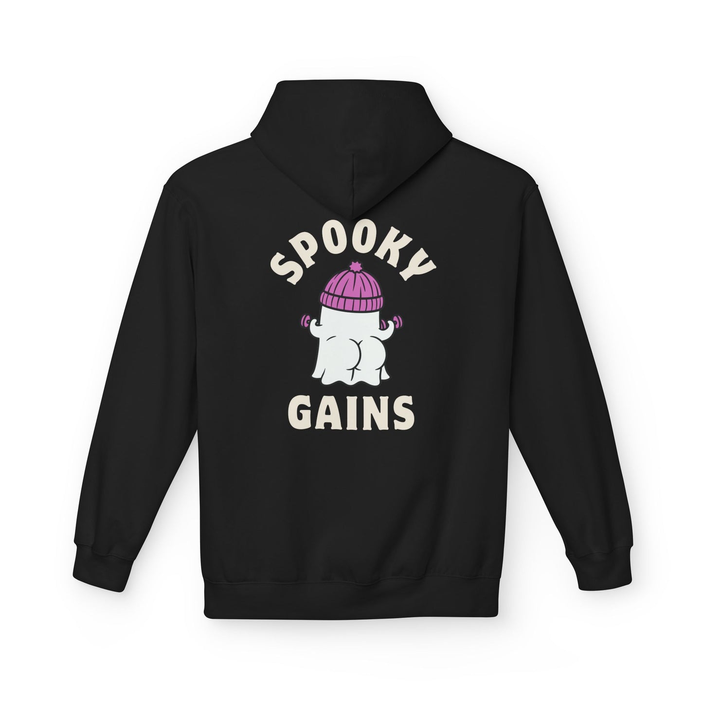 Spooky Gains Hoodie β Cute Halloween Gym Hoodie for Fitness Lovers