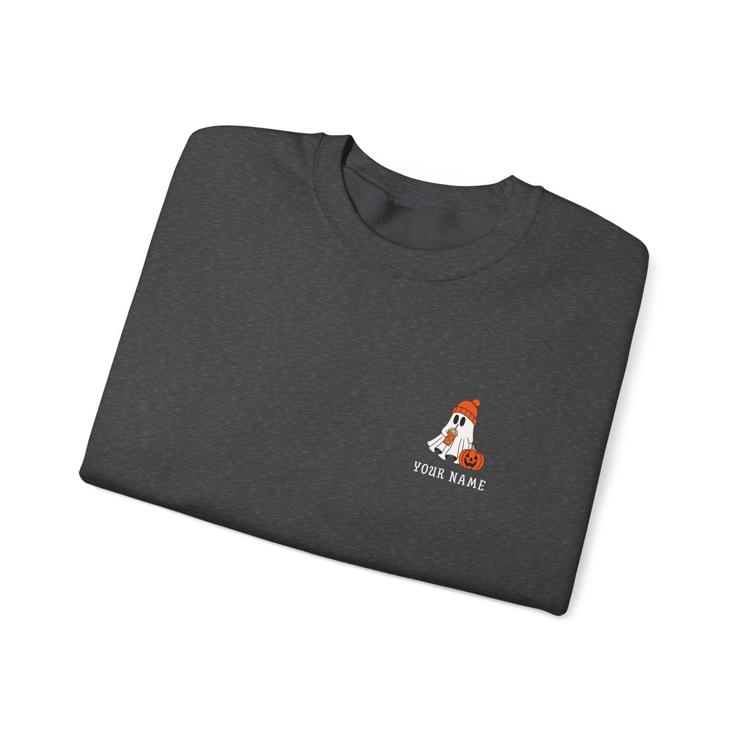 Personalized Ghost Crewneck β Custom Halloween Sweatshirt