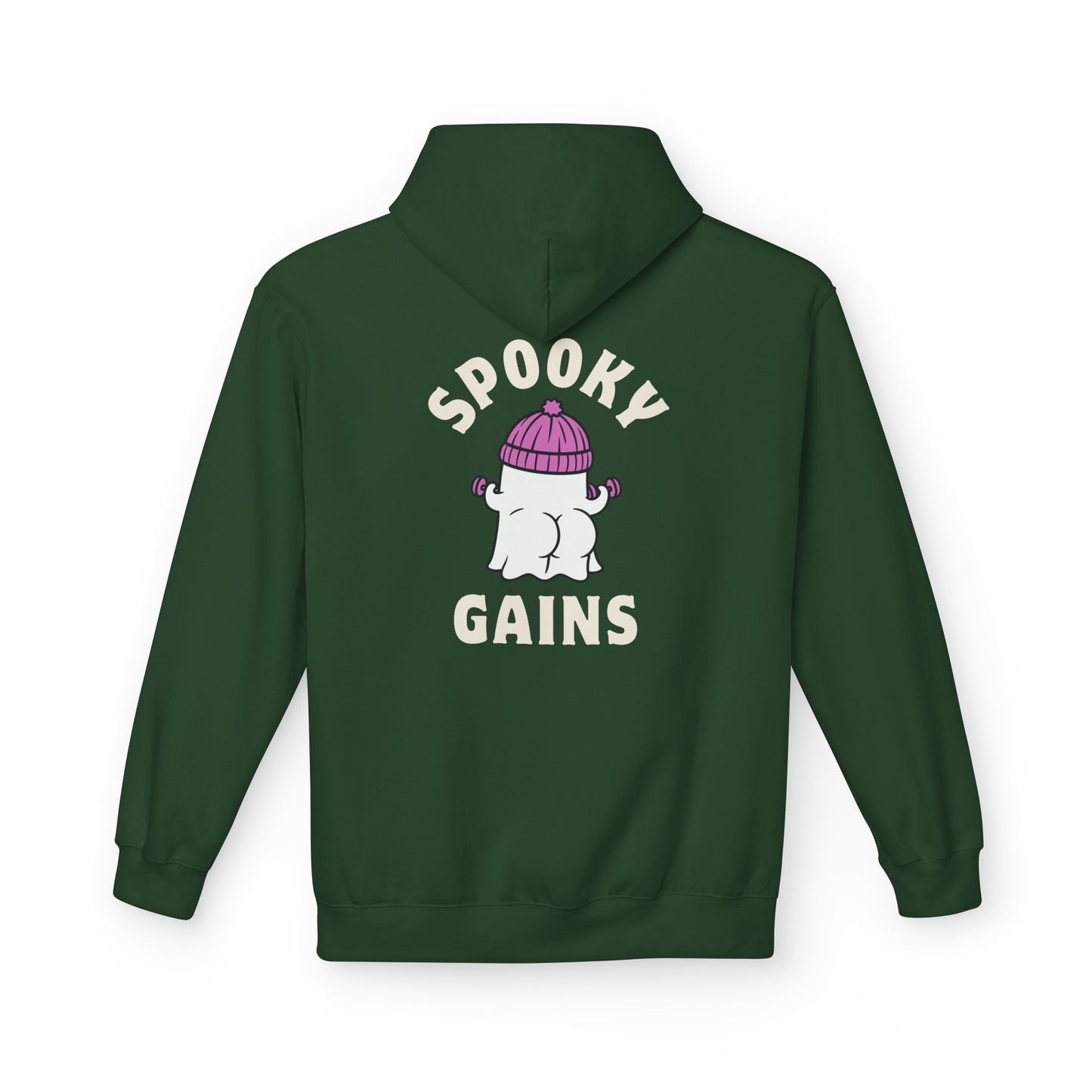 Spooky Gains Hoodie β Cute Halloween Gym Hoodie for Fitness Lovers