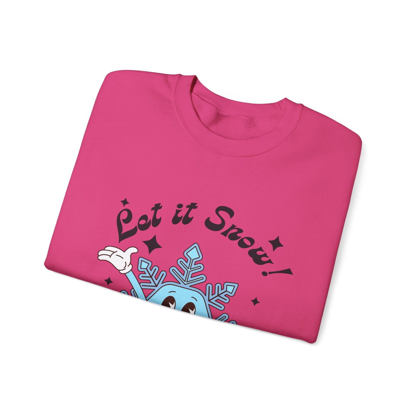 Let it snow Groovy Sweatshirt