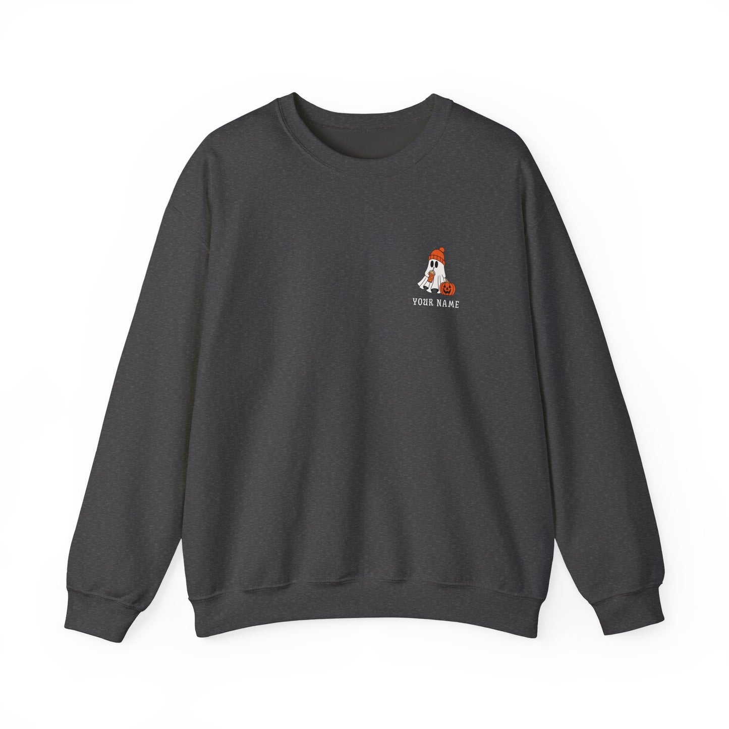 Personalized Ghost Crewneck β Custom Halloween Sweatshirt