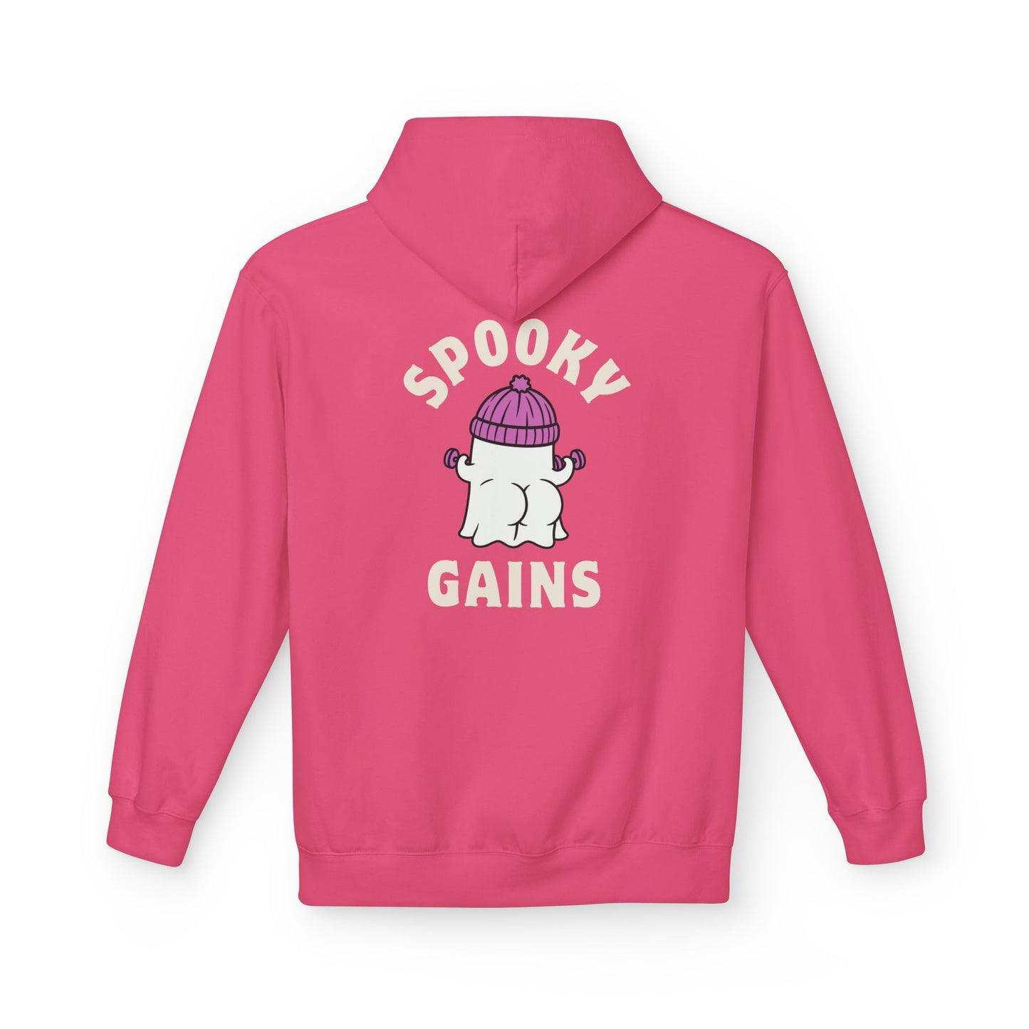 Spooky Gains Hoodie β Cute Halloween Gym Hoodie for Fitness Lovers
