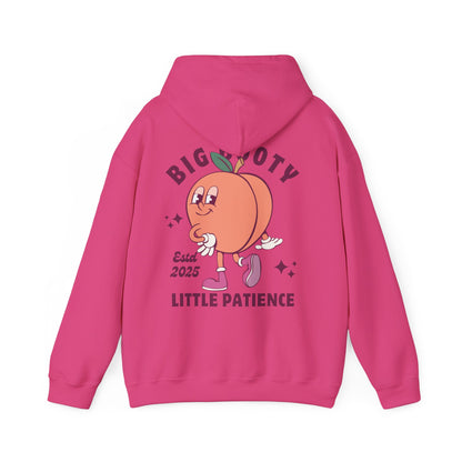 Big booty, Little patience! Workout Hoodie - Unisex Heavy Blend™ Hooded Sweatshirt