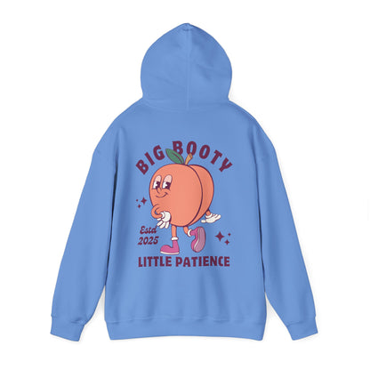 Big booty, Little patience! Workout Hoodie - Unisex Heavy Blend™ Hooded Sweatshirt