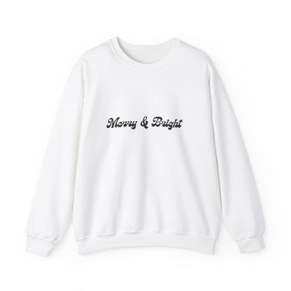 Merry & Bright Front/back Sweatshirt