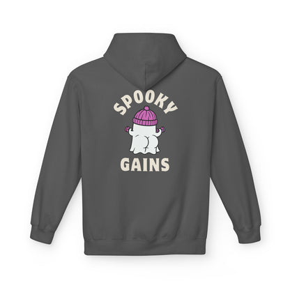 Spooky Gains Hoodie – Cute Halloween Gym Hoodie for Fitness Lovers
