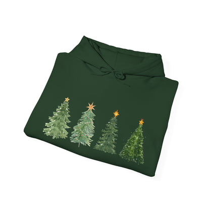 Green Tree Christmas Hoodıe