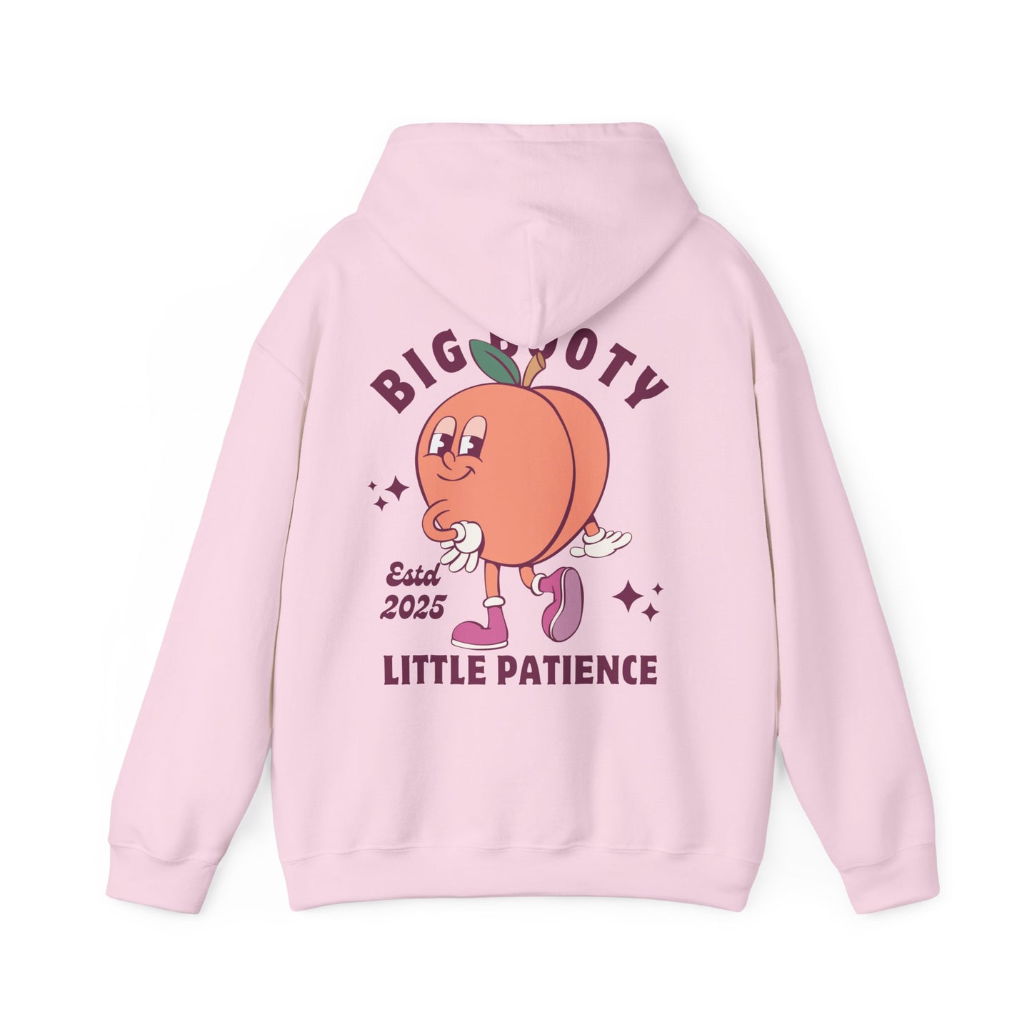 Big booty, Little patience! Workout Hoodie - Unisex Heavy Blend™ Hooded Sweatshirt