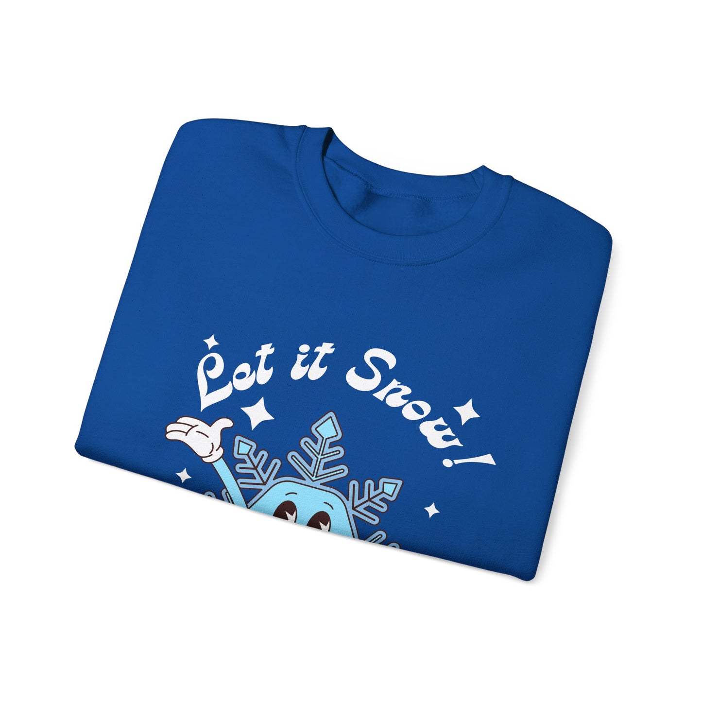 Let it snow Groovy Sweatshirt