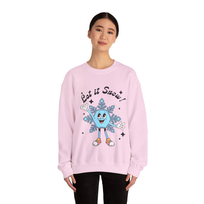 Let it snow Groovy Sweatshirt