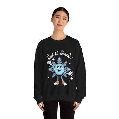 Let it snow Groovy Sweatshirt