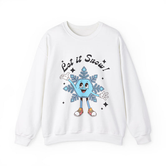 Let it snow Groovy Sweatshirt