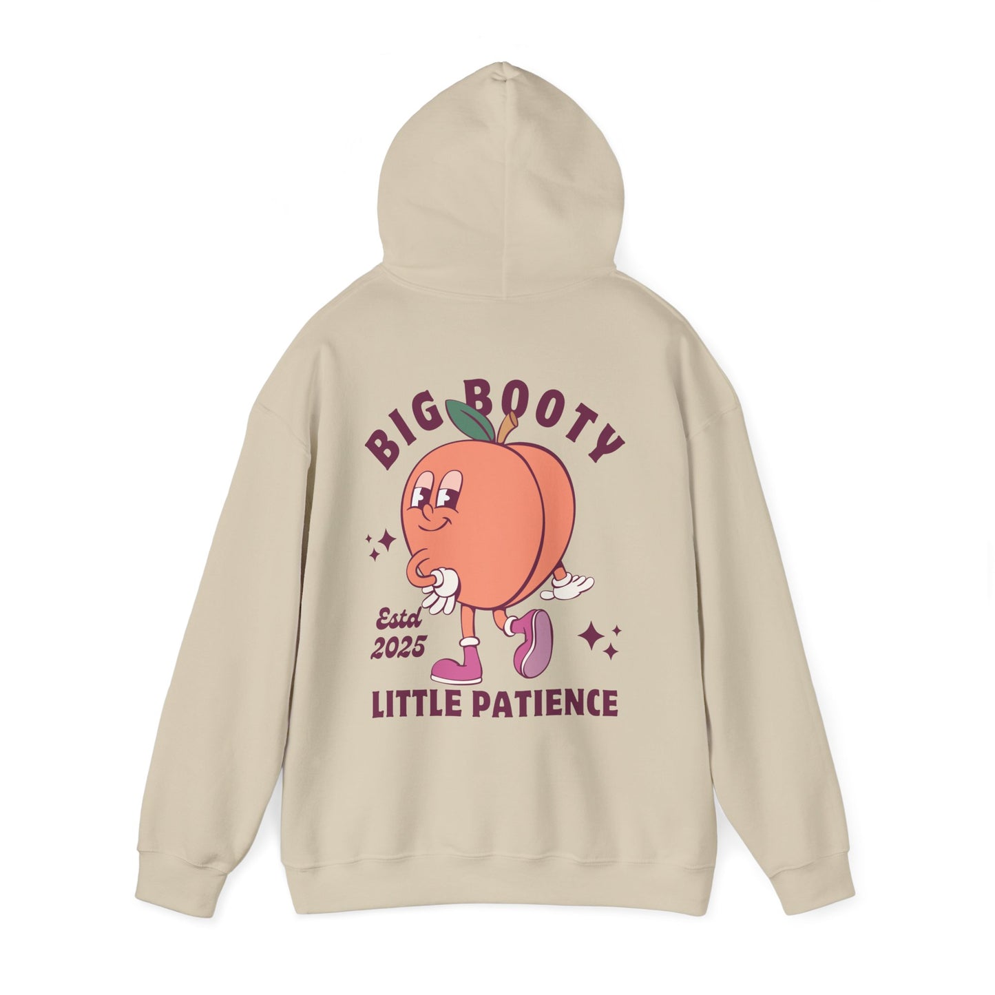 Big booty, Little patience! Workout Hoodie - Unisex Heavy Blend™ Hooded Sweatshirt