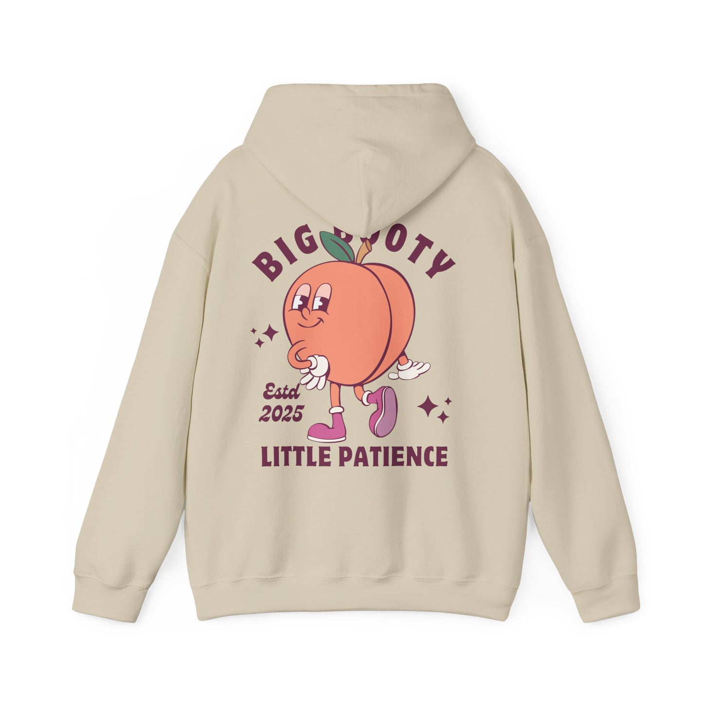 Big booty, Little patience! Workout Hoodie - Unisex Heavy Blend™ Hooded Sweatshirt