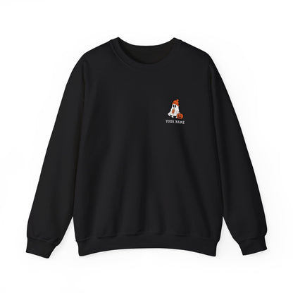 Personalized Ghost Crewneck – Custom Halloween Sweatshirt