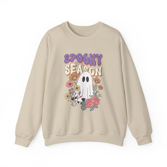 Spooky Season Sweatshirt – Cute Retro Halloween Crewneck