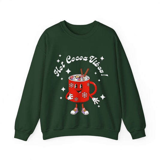 Hot Cocoa Vibes! Groovy Sweatshirt